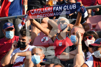 2021-08-23 - Tifosi, Fans, Supporters of Cagliari Calcio - CAGLIARI CALCIO VS SPEZIA CALCIO - ITALIAN SERIE A - SOCCER