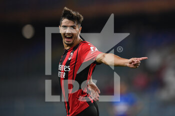 2021-08-23 - Brahim Díaz (Milan), celebrates after scoring a goal - UC SAMPDORIA VS AC MILAN - ITALIAN SERIE A - SOCCER