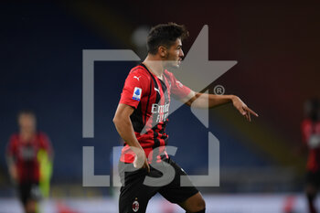 2021-08-23 - Brahim Díaz (Milan), celebrates after scoring a goal - UC SAMPDORIA VS AC MILAN - ITALIAN SERIE A - SOCCER