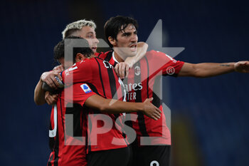 2021-08-23 - team Milan, celebrates after scoring a goal - UC SAMPDORIA VS AC MILAN - ITALIAN SERIE A - SOCCER