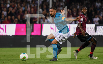 2019-09-16 - Massimo Coda (9)  Benevento e  Lamin Jallow (10) Salernitana - SALERNITANA VS BENEVENTO 0-2 - ITALIAN SERIE B - SOCCER