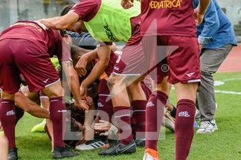 2019-09-21 - L´esultanza dei calciatori del Livorno - LIVORNO VS PORDENONE - ITALIAN SERIE B - SOCCER