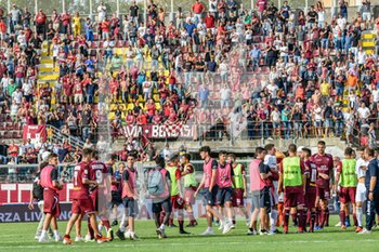 2019-09-21 - I calciatori del Livorno festeggiano a fine partita - LIVORNO VS PORDENONE - ITALIAN SERIE B - SOCCER