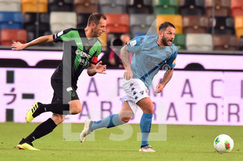 2019-09-24 - Oliver Kragl del Benevento contrastato da Michele De Agostini. - PORDENONE VS BENEVENTO - ITALIAN SERIE B - SOCCER
