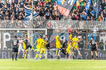 2019-09-28 - Colpo di testa di Alessandro Fiordaliso del Venezia FC - VENEZIA VS PISA - ITALIAN SERIE B - SOCCER