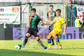 2019-09-28 - Antonio Luca Fiordilino del Venezia FC in azione con Gaetano Masucci dell´AC Pisa - VENEZIA VS PISA - ITALIAN SERIE B - SOCCER