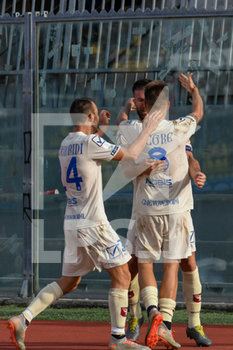 2019-10-05 - I giocatori del Chievo sotto la curva dopo il 4 a 3 - LIVORNO VS CHIEVO - ITALIAN SERIE B - SOCCER