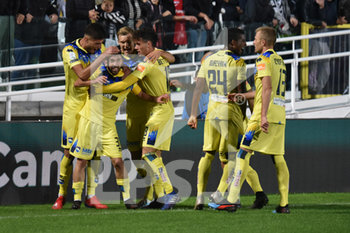 2019-10-06 - L´esultanza dei giocatori del Pescara dopo il goal - ASCOLI VS PESCARA - ITALIAN SERIE B - SOCCER