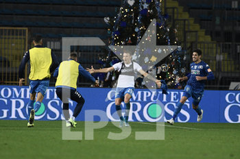 2019-12-07 - L'esultanza di La Gumina dopo il gol vittoria segnato nei minuti di recupero - EMPOLI VS ASCOLI - ITALIAN SERIE B - SOCCER