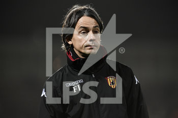 2019-12-14 - Filippo Inzaghi allenatore del Benevento - LIVORNO VS BENEVENTO - ITALIAN SERIE B - SOCCER