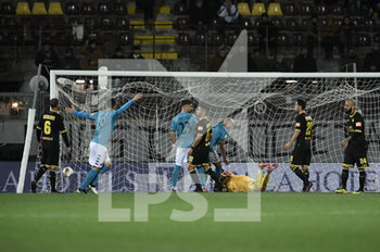 2019-12-14 - Il gol del vantaggio del Benevento siglato da Kragl - LIVORNO VS BENEVENTO - ITALIAN SERIE B - SOCCER