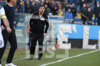 2019-12-29 - La grinta di Luca D'angelo allenatore del Pisa - PISA VS FROSINONE - ITALIAN SERIE B - SOCCER