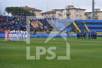 2020-01-25 - Minuto di raccoglimento a inizio partita - PISA VS JUVE STABIA - ITALIAN SERIE B - SOCCER