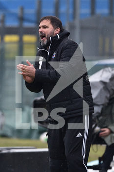 2020-01-25 - L'allenatore del Pisa Luca D'Angelo - PISA VS JUVE STABIA - ITALIAN SERIE B - SOCCER