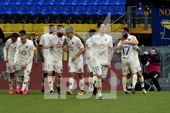 2020-02-09 - L'esultanza dei giocatori del Chievo dopo l'1-0 - PISA VS CHIEVO - ITALIAN SERIE B - SOCCER