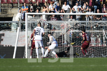 2020-02-15 - Il primo gol di Raul Asencio (Cosenza) - LIVORNO VS COSENZA - ITALIAN SERIE B - SOCCER