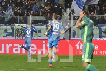 2020-02-16 - L'esultanza di Gennaro Tutino (Em) dopo il gol del 2-1 - EMPOLI VS PISA - ITALIAN SERIE B - SOCCER