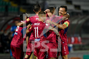 2020-06-29 - Esultanza per il gol su rigore di Davide Diaw (Cittadella) - CITTADELLA VS PERUGIA - ITALIAN SERIE B - SOCCER