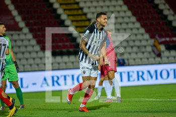 2020-07-17 - Gianluca Scamacca (Ascoli) esulta per il goal - CITTADELLA VS ASCOLI - ITALIAN SERIE B - SOCCER