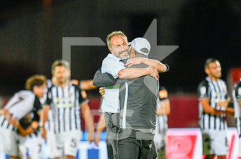 2020-07-17 - Davide Dionigi (Coach Ascoli) festeggia la vittoria - CITTADELLA VS ASCOLI - ITALIAN SERIE B - SOCCER