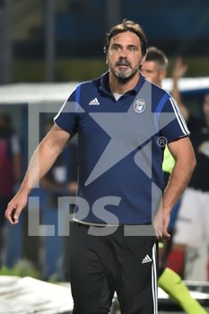 2020-07-27 - La concentrazione dell'allenatore del Pisa Luca D'Angelo - PISA VS ASCOLI - ITALIAN SERIE B - SOCCER