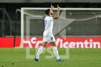 2020-08-04 - Gennaro Tutino dellìEmpoli esulta dopo il gol dell'1-1 - PLAYOFF - CHIEVO VS EMPOLI - ITALIAN SERIE B - SOCCER