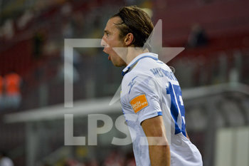 2020-08-12 - Andrija Novakovich del Frosinone esulta dopo il suo gol - PLAYOFF - PORDENONE VS FROSINONE - ITALIAN SERIE B - SOCCER