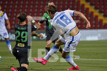 2020-08-12 - Andrija Novakovich del Frosinone segna il suo gol - PLAYOFF - PORDENONE VS FROSINONE - ITALIAN SERIE B - SOCCER