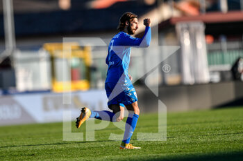 2020-11-21 - Leonardo Mancuso (Empoli FC) esulta dopo il goal - CITTADELLA VS EMPOLI - ITALIAN SERIE B - SOCCER