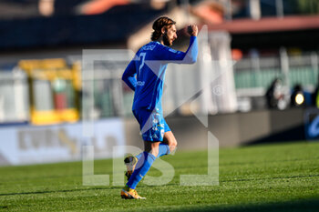 2020-11-21 - Leonardo Mancuso (Empoli FC) esulta dopo il goal - CITTADELLA VS EMPOLI - ITALIAN SERIE B - SOCCER