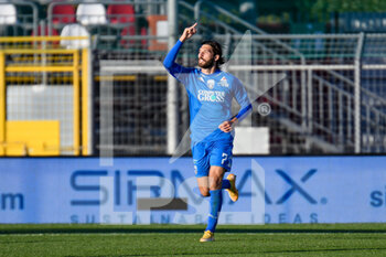 2020-11-21 - Esultanza di Leonardo Mancuso (Empoli) per il gol su rigore - CITTADELLA VS EMPOLI - ITALIAN SERIE B - SOCCER