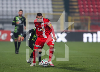 2020-11-28 - Andrea D'Errico of AC Monza during the Serie B 2020/21 match between AC Monza vs Reggina 1914 at the U-Power Stadium, Monza, Italy on November 28, 2020 - Photo FCI/Fabrizio Carabelli - MONZA VS REGGINA - ITALIAN SERIE B - SOCCER
