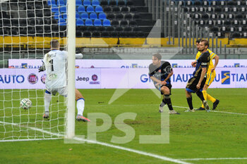 2020-11-28 - Manuel iori (Cittadella) scores the goal of 0-4 - PISA VS CITTADELLA - ITALIAN SERIE B - SOCCER