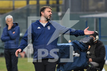 2020-11-28 - Coach of Pisa Luca D'Angelo - PISA VS CITTADELLA - ITALIAN SERIE B - SOCCER