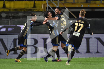 2020-12-08 - Samuele Birindelli (Pisa) celebrates after scoring goal of 2-1 - PISA VS ASCOLI - ITALIAN SERIE B - SOCCER