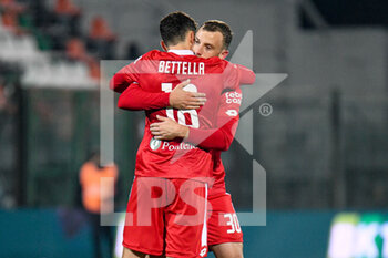 2020-12-11 - Happiness of Davide Bettella (Monza) and Carlos Augusto (Monza) for the winning of the match - VENEZIA VS MONZA - ITALIAN SERIE B - SOCCER