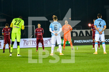 2020-12-12 - minute of silence for Paolo Rossi - CITTADELLA VS SPAL - ITALIAN SERIE B - SOCCER