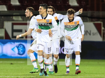 2020-12-14 - Esultanza gol 1-2 Venezia in rete Bocalon Riccardo - REGGINA VS VENEZIA - ITALIAN SERIE B - SOCCER