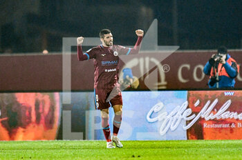 2020-12-15 - Mario Gargiulo (AS Cittadella) celebrate after scoring - CITTADELLA VS VICENZA - ITALIAN SERIE B - SOCCER