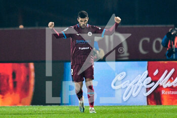 2020-12-15 - Mario Gargiulo (AS Cittadella) celebrate after scoring - CITTADELLA VS VICENZA - ITALIAN SERIE B - SOCCER