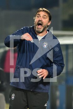 2020-12-15 - Head coach of Pisa Luca D'Angelo - PISA VS PESCARA - ITALIAN SERIE B - SOCCER