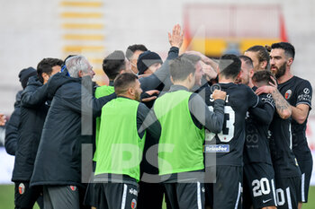 2020-12-19 - Abdelhamid Sabiri (Ascoli) celebrates after scoring a goal of 1 - 1 with teammates - VICENZA VS ASCOLI - ITALIAN SERIE B - SOCCER