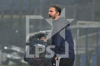 2020-12-22 - L'allenatore del Pisa Luca D'Angelo - PISA VS CHIEVO - ITALIAN SERIE B - SOCCER