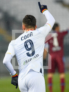 2020-12-30 - Massimo Coda (Lecce) celebrates after scoring a goal - AS CITTADELLA VS US LECCE - ITALIAN SERIE B - SOCCER