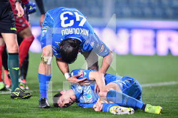 2020-12-30 - Stefano Moreo (Empoli) injured - EMPOLI VS ASCOLI - ITALIAN SERIE B - SOCCER