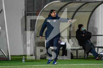 2021-01-04 - Roberto Musso allenatore (Cittadella) - VIRTUS ENTELLA VS CITTADELLA - ITALIAN SERIE B - SOCCER
