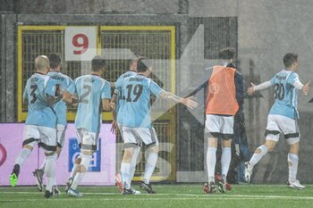 2021-01-22 - lias Koutsoupias (V.Entella) celebrates after scoring the goal of 2 - 1 - VIRTUS ENTELLA VS PISA - ITALIAN SERIE B - SOCCER