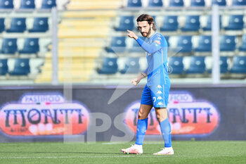 2021-01-30 - Esultanza Leonardo Mancuso (Empoli) - EMPOLI FC VS FROSINONE CALCIO - ITALIAN SERIE B - SOCCER