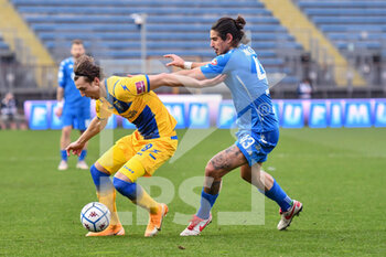 2021-01-30 - Andrija Novakovich (Frosinone) e Dimitrios Nikolaou (Empoli) - EMPOLI FC VS FROSINONE CALCIO - ITALIAN SERIE B - SOCCER