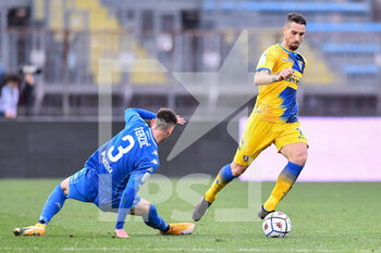 2021-01-30 - Alessandro Salvi (Frosinone) e Aleksa Terzic (Empoli) - EMPOLI FC VS FROSINONE CALCIO - ITALIAN SERIE B - SOCCER